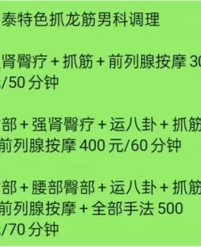 济南中医按摩私处调理
