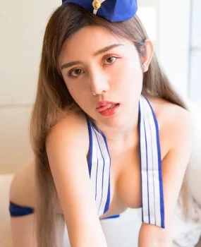 贵阳花溪兼职空姐制服诱惑性感十足